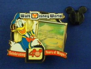 Donald Duck mit Bleistift & Tomorrowland LE WDW 40th Anniversary # 82209 - Bild 1 von 3