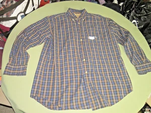 NAUTICA HERREN HEMD GR. XL LANGARM 100% BAUMWOLLE BRAUNTÖNE KARIERT KONVOLUT #119 - Bild 1 von 10