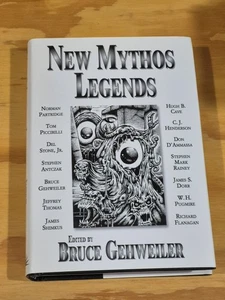 New Mythos Legends Bruce Gehweiler Signed HC Book First Edition Horror Lovecraft - Picture 1 of 23