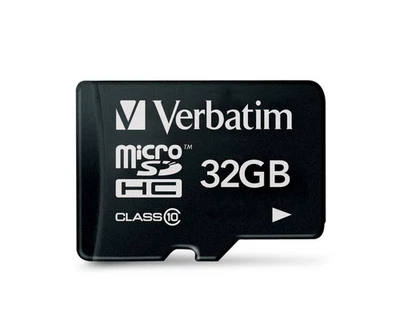 Verbatim 44013 32 GB Class 10 MicroSDHC Memory Card 32GB (UK IMPORT) - Image 1 of 4