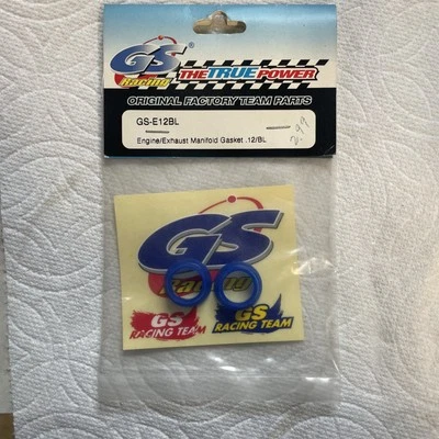 GS Racing Engine/Exhaust Manifold Gasket .12  - Original Factory Team Parts  - Image 1 of 2