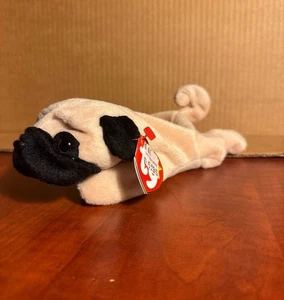 Neu mit Etikett Ty Beanie Baby Mops Hund Mopsly - Bild 1 von 1