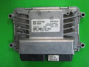 ECU Engine Control Unit Chevrolet Spark 1.2 25191188 5WY1N27A D52 - Foto 1 di 1