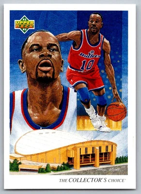 1992-93 Upper Deck Michael Adams Washington Bullets #36 - Image 1 of 2