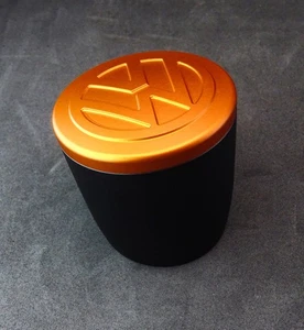 Gear Knob Upgrade for VW T5 T5.1 T6 Transporter Black base embossed orange cap - Picture 1 of 10