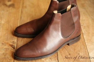 Church's Houston Botas Chelsea de Cuero Marrón Zapatos Para Hombre UK 8 F US 9 RRP: £950 - Imagen 1 de 10