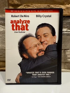 Analyze That (2002) Robert De Niro Billy Crystal Lisa Kudrow CC © Used DVD Disc - Bild 1 von 4
