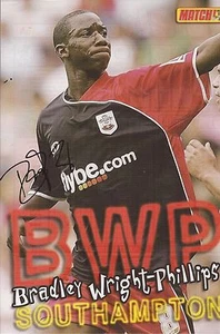 SOUTHAMPTON: BRADLEY WRIGHT-PHILLIPS SIGNED A4 (12x8) MAGAZINE PICTURE+COA - Picture 1 of 1