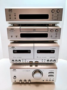 JVC FX-F3000 Tuner AX-F3000 Amp XL-F3000 CD TD-F3000 Tape Mini Stereo System - Picture 1 of 6