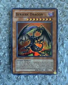 Berserk Dragon YuGiOh! Holo 1st Edition Card | Heavy Play | 2002 | Free Shipping - Picture 1 of 5