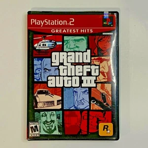 Grand Theft Auto III GTA 3 Sony Playstation 2 Grandes Éxitos Completo con Manual - Imagen 1 de 3