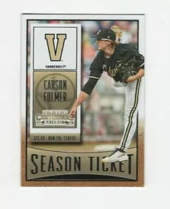 2015 PANINI CONTENDERS SEASON TICKET CARSON FULMER CHICAGO WHITE SOX #24 - Picture 1 of 1