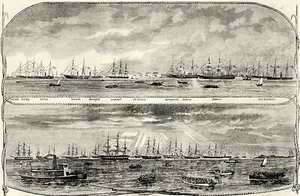 Oficial de Bandera de la Guerra Civil Escuadrón de DuPont Hampton Roads Virginia 1861 De Colección - Imagen 1 de 1
