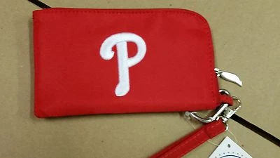 Philadelphia Phillies ID Wallet Wristlet Cell Phone Case Charm 14 Purse Gift - Image 1 of 3