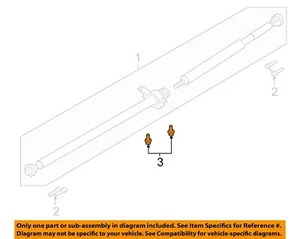 FORD OEM 13-23 Bronco Running Board-Rear Bracket Bolt W712154S439 - Picture 1 of 2
