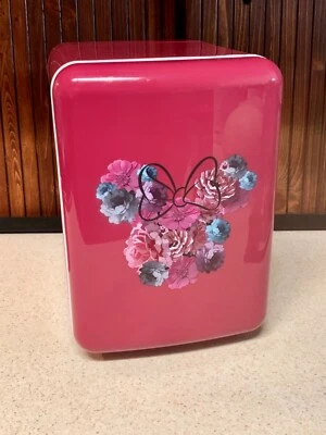 Disney Minnie Mouse Mini Fridge Thermoelectric Skincare Compact Refrigerator - Image 1 of 4