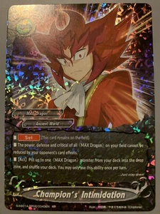 FUTURE CARD BUDDYFIGHT CHAMPION’S INTIMIDATION S-SS01A-SP02/0043EN RR - Picture 1 of 6