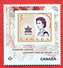 Timbre Canada #2514 « Queen Elizabet II - Jubilé de diamant » neuf neuf dans son emballage d'origine 2012