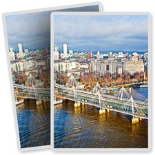 2 x Vinyl Stickers 7x10cm - Hungerford Bridge River Thames London  #45375
