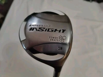 ADAMSGOLF INSIGHT POWER BLAZED TITANIUM #3 WOOD ALDILA 75g ULTRA LITE R FLEX... - Image 1 of 4