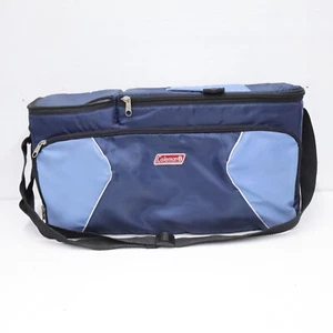 Coleman Softside Cooler Lunch Bag Navy Blue Large Insulated Camping Outdoors - Picture 1 of 8