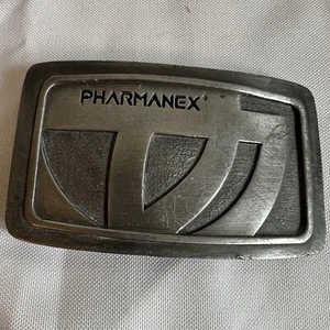 Pharmanex Gürtelschnalle Silber - Bild 1 von 2