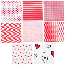  8 Sheets Patchwork DIY Valentine's Day The Fabric Multifunction