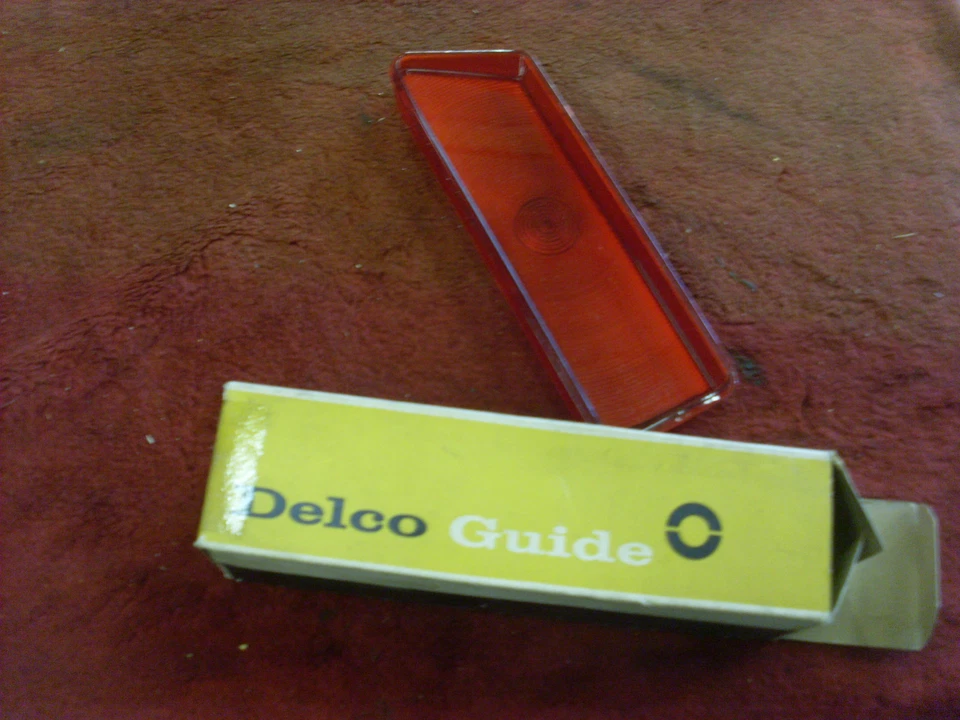 NOS 1962 Pontiac Bonneville Cataline Delco Tail Lamp Light Lens LH  Part 5953383 - Image 1 of 1
