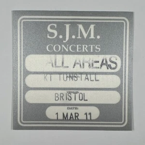KT Tunstall Access All Areas Pass Original Colston Hall Bristol March 2011 - Picture 1 of 12