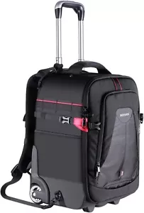 Neewer 2-in-1 Rolling Camera Backpack Trolley Case - Anti-Shock (Black) - Picture 1 of 9