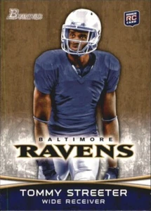 2012 Bowman Gold TOMMY STREETER RC #114 BALTIMORE RAVENS ๐ - Foto 1 di 1