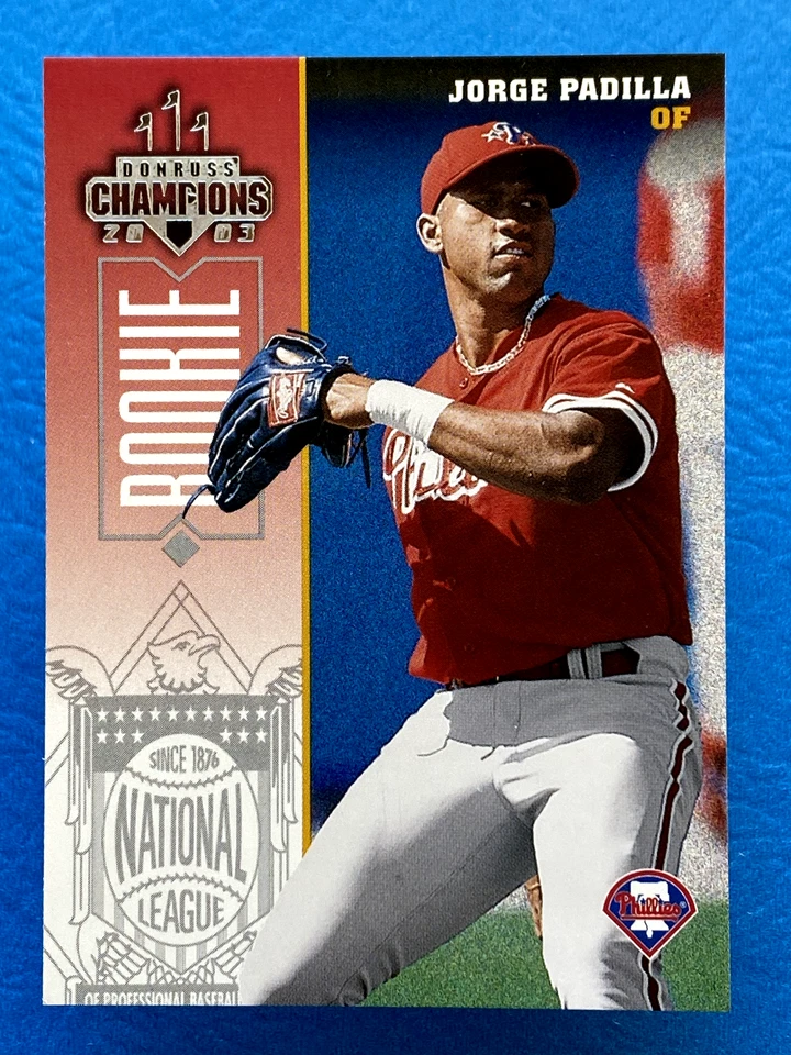 2003 Donruss Champions Jorge Padilla #198 - Image 1 of 2