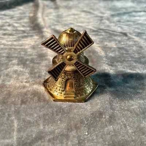 Campana de molino de viento de metal de colección - Imagen 1 de 4