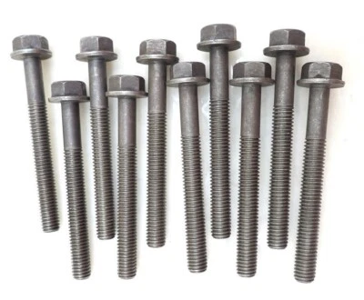 NEW Ford Engine Cylinder Head Bolts Set of 10 F3ZZ-6065-B Ford Lincoln 5.0 92-01 - Image 1 of 3