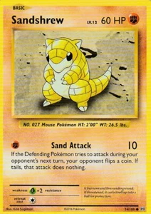 Sandshrew 54/108 Pokemon XY Evolutions - Picture 1 of 2