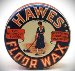 Vintage Tin Can - Hawes Floor Wax - Picture 1 of 8