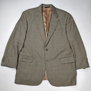 Brooks Brothers Wool Blazer Men's 44Houndstooth Beige Black Sportscoat Regular - Picture 1 of 12