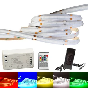 LEDupdates RGB COB LED Strip light multi-color for Bedroom under cabinet kitchen - Picture 1 of 9