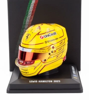 Lewis Hamilton Ferrari 2025 Debut Helmet 1/5 Scale Bell-Looksmart - Immagine 1 di 4