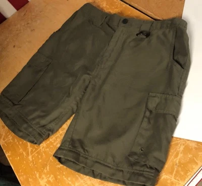 BSA Boy Scouts Olive Green Switchback Cargo SHORTS Boys XL Youth 30-32 Utility - Image 1 of 4