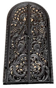 Antike Kachelofenvortür Ofentür Lüftungstür Kachelofentür Gusseisen Gründerzeit - Bild 1 von 8