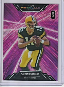 2025 Wild Card Metallix Aaron Rodgers Light Purple Cross Hatch Foil /10 - Picture 1 of 2