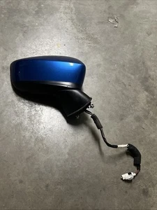 2017-2018 Toyota Yaris Scion iA Sedan Power Passenger Side Mirror OEM Blue Used - Picture 1 of 12