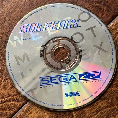 Sol-Feace (Sega CD, 1992) Disc Only Tested - Image 1 of 2