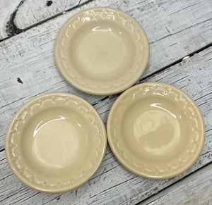 DE COLECCIÓN SYRACUSE CHINA 92-E EE. UU. SET 3 TAPETES DE MANTEQUILLA BRONCEADO PORCELANA CERÁMICA 🤎 - Imagen 1 de 14