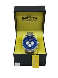 Invicta 23080 'S1 Rally' Blue Dial Stainless Steel Watch 48mm, 8" NEW Battery - Picture 1 of 15