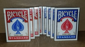 Bicycle Standard Playing Cards 8 Decks (4 Red, 4 Blue) New & Sealed - Picture 1 of 3