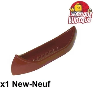 Lego 1X Canoe Boat Indian Reddish Brown 6021 New - Picture 1 of 1