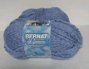 BERNAT BREEZE Heavenly Soft Yarn ~ Color PERIWINKLE~ (2) Skeins - Picture 1 of 5
