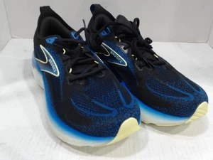 Gebraucht wie neu - Brooks Herren Glycerin GTS 22, schwarz/kobalt/neogelb, 12 extra breit - Bild 1 von 8